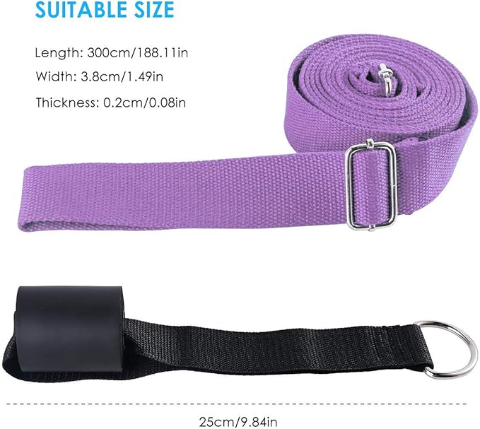 Leg Stretcher, Door Flexibility & Stretching Leg Strap - Great for Ballet Cheer Dance Gymnastics or Any Sport Leg Stretcher Door Flexibility Trainer Premium Stretching Equipment - Bloomnest