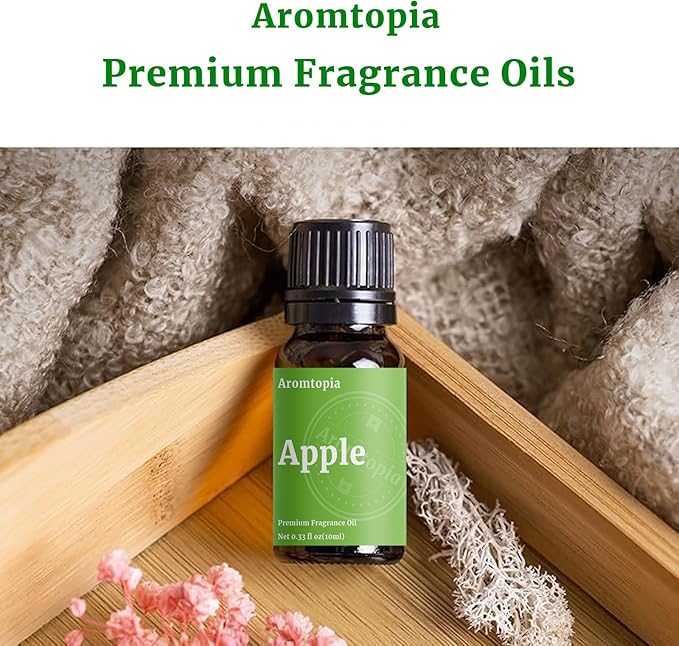 Fruit Fragrance Oils, Aromtopia 6x10ml Fruity Essential Oils for Diffusers for Home, Soap Candle Making Scents, Strawberry, Pineapple, Lemon, Cherry, Passion Fruit, Apple, Fragrance Oil Gift Set - Bloomnest