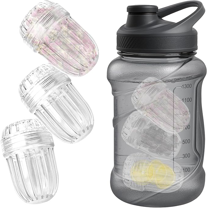 3PCS Large Tea Infuser Baskets with Lid, Plastic Mesh Detachable Filter Strainer for Loose Leaf Tea, Coffee and Fruit, Compatible with Most Wide Mouth Bottles and Tumblers, Transparent Tea Steeper - Bloomnest