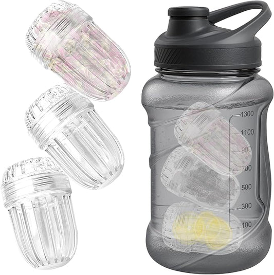 3PCS Large Tea Infuser Baskets with Lid, Plastic Mesh Detachable Filter Strainer for Loose Leaf Tea, Coffee and Fruit, Compatible with Most Wide Mouth Bottles and Tumblers, Transparent Tea Steeper - Bloomnest
