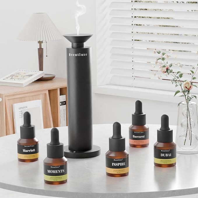 Aroma Diffuser Oil - Dubai - Inspired by Hotel Scent for Home Premium Fragrance Oil for Ultrasonic and Waterless Diffusers and Crafting - 15 mL, Glass Bottle with Dropper - Bloomnest