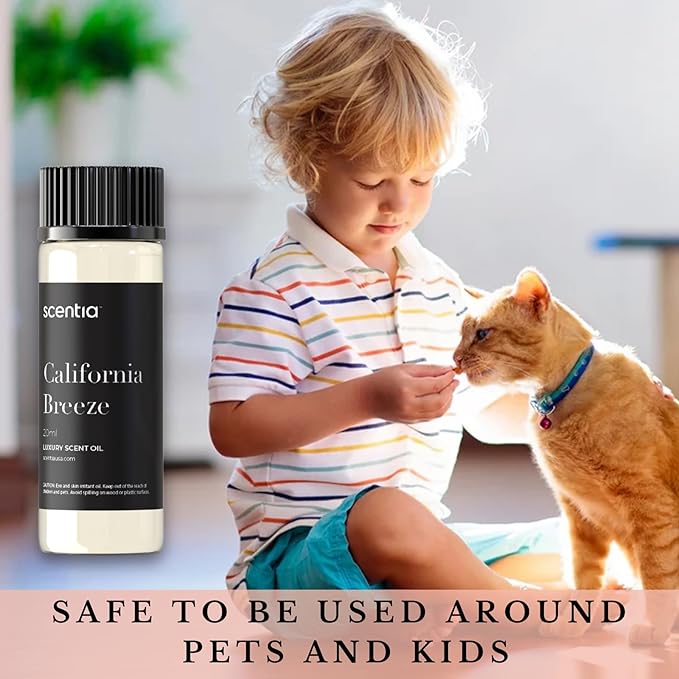 Scentia Hotel Diffuser Oil Inspired by The Delano Beach Club Hotel Scent - 20 mL 0.67 fl oz - Essential Oil Blend Orange, Green Tea & Jasmine for Aromatherapy Diffusers - California Breeze - Bloomnest