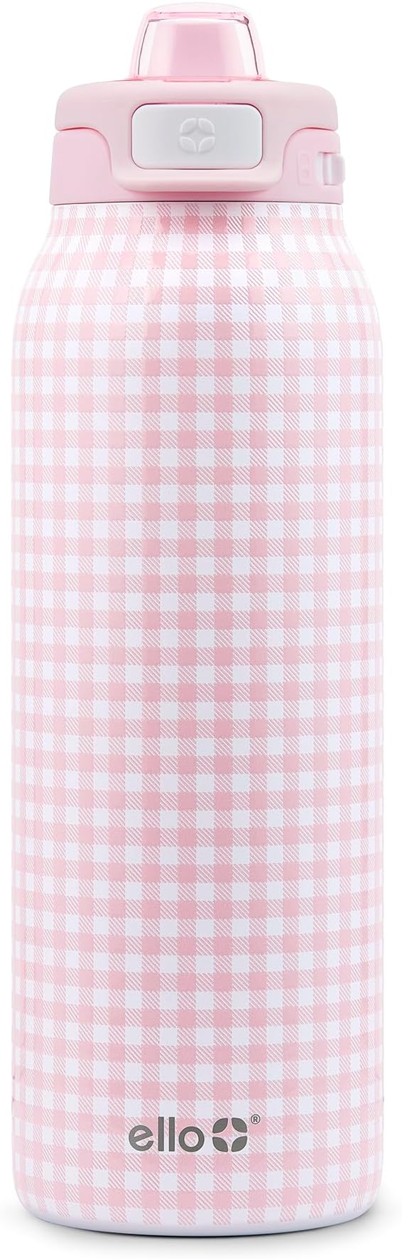 Ello Pop & Fill Insulated Stainless Steel Water Bottle with Quick Fill Lid, Leakproof Locking, Sip or Chug Spout, BPA-Free, Double Wall Vacuum Insulated for Sports, Travel & School- 22oz / 32oz / 40oz Ello