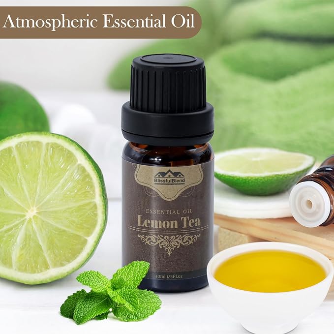 6 Pack 10ML Christmas Tea Essential Oil Diffuser for Home Care and Candle Making Atmosphere Fragrance of Essential Oil Gifts Set for Christmas Birthday Holiday Present - Bloomnest