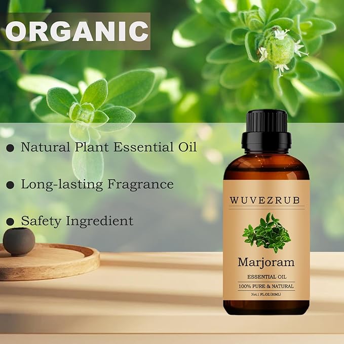 Marjoram Essential Oils, 30ML Pure and Natural Essential Oil for Aromatherapy Diffuser - Marjoram /1 Fl Oz - Bloomnest