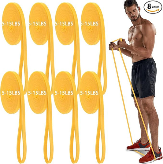 8 Pcs Resistance Bands Pull up Bands Pull up Assistance Bands Exercise Workout Bands for Working Out Muscle Training Physical Therapy Muscle Training Men and Women - Bloomnest