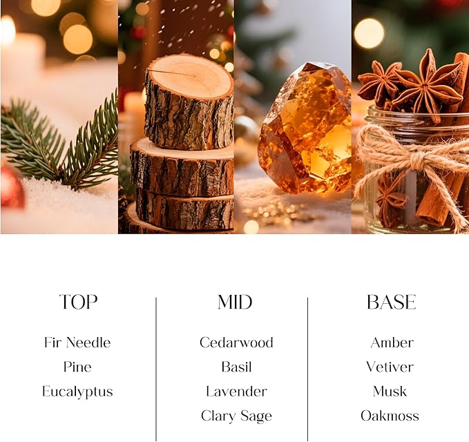 Clesh Reed Diffuser Set, 6.7 oz Cedar Scented Diffuser with Sticks, Home Fragrance Reed Diffuser for Bathroom Shelf Decor - Bloomnest