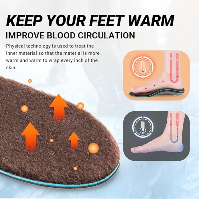 VALSOLE Heavy Duty Support Pain Relief Orthotics - 220+ lbs Plantar Fasciitis High Arch Support Insoles for Men Women, Flat Feet Orthotic Insert, Work Boot Shoe Insole, Absorb Shock with Every Step - Bloomnest