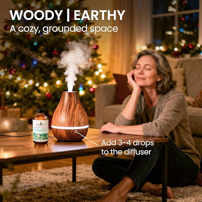 EVOKE OCCU Pine Essential Oil for Diffuser, Fresh Pine Scent for Aromatherapy, Skin, Hair Care, Soap & Candle Making - 4 Fl Oz - Bloomnest