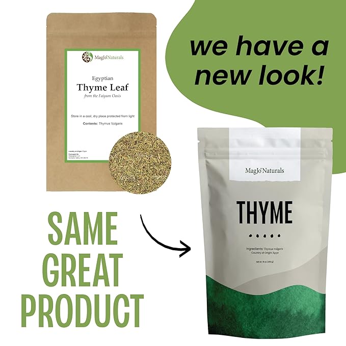 Thyme Leaf | Loose Leaf | Bulk 1 Pound bag | MagJo Naturals - Bloomnest
