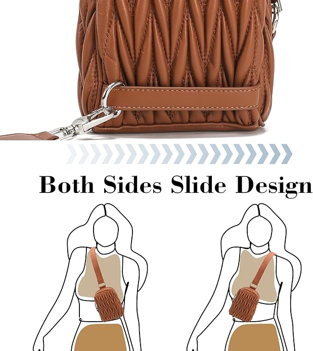 INICAT Small Sling Bag for Women Everyday & Travel Crossbody Bags Lightweight Cross Body Purses Vegan Leather - Bloomnest