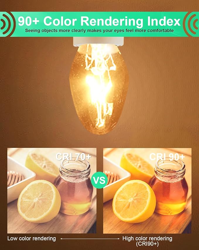 4 Watt Night Light Bulbs, Replacement Bulbs for Nightlight Salt Lamp Wax Warmers - Bloomnest