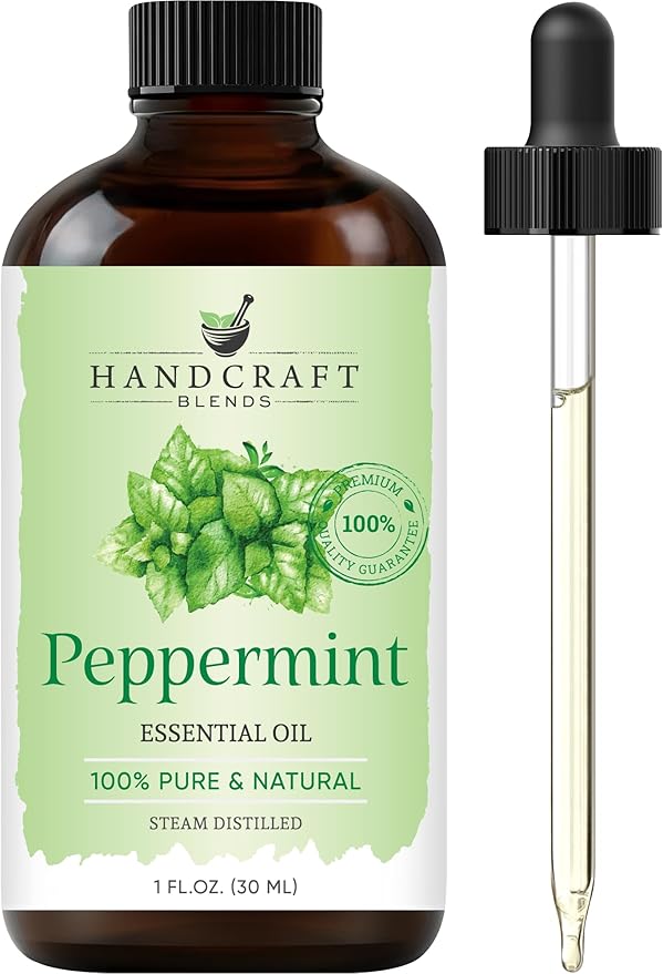 Handcraft Blends Peppermint Essential Oil – 1 Fl Oz – 100% Pure and Natural – Premium Grade Essential Oil for Diffuser and Aromatherapy, Skin, Massage, Candle and Soap Making Fragrance - Bloomnest