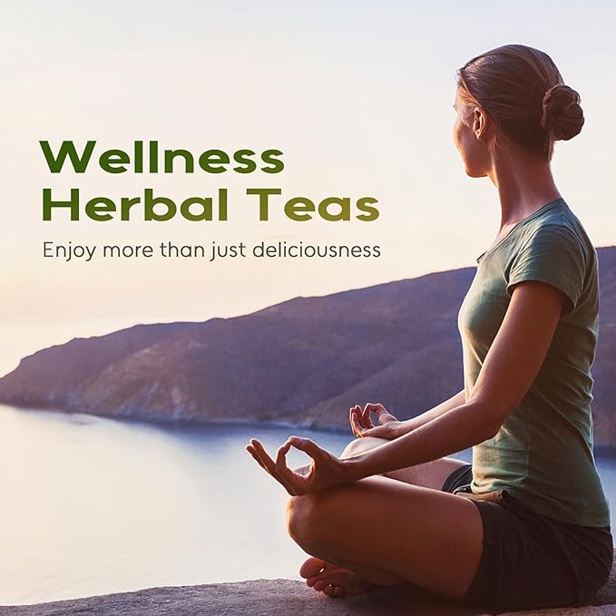 FullChea - Moringa Tea Bags, 100 Count - Pure & Natural Rosabella Moringa Leaves, Cultivated From India - Caffeine-free Herbal Tea for Supporting Digestion & Immune System - Non-GMO - Bloomnest