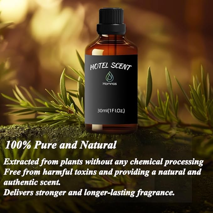 Jasmine Serenity Essential Oil, Hotel Diffuser Oil, Home Luxury & Hotel Scents for Diffuser, 30ML Pure Diffuser Oil with Jasmine, and Orange Flower for Aromatherapy - Bloomnest