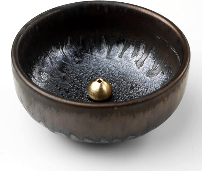 Asayu Japan Low Smoke Incense Gift Set with Incense Holder and Brass Stand, Agarwood Incense Sticks with Zen Holder - Bloomnest