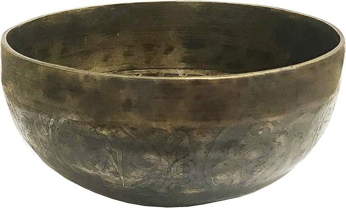 Root chakra Antique Hand Pounded Singing Bowl [ 413 SB, 5.5 inch Diameter] - Bloomnest