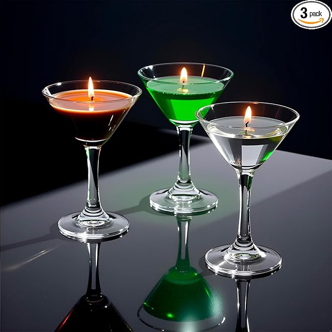 3-Pack Mini Espresso Martini Scented Candle Set, Unique Aromatherapy Candles Gifts for Women Men Wife Friends Coffee Lover, Bar Cart Home Decor - Bloomnest
