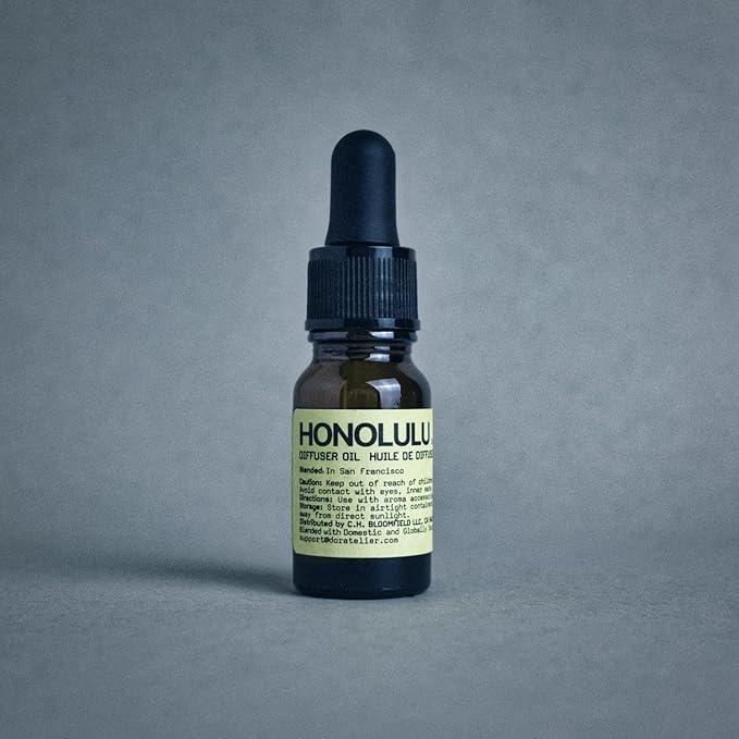 Honolulu Diffuser Oil, Sweet Tropical Scent, Grapefruit, Bergamot, Tangerine, Musk Essential Oils Blend for All Ultrasonic Diffuser Scent Projects(10mL/.33 FL oz)… - Bloomnest