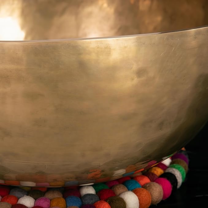 Tibetan Singing Bowl Set - Meditation Sound Bowl Handmade in Nepal for Chakra Healing, Mindfulness, Stress Relief ARTPARK