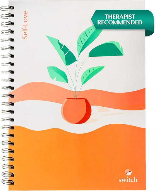 Switch Research Self-Love Journal - Self Care Journal for Women with Prompts - Mindfulness & Gratitude Journal, Therapist Recommended for Self Reflection & Personal Growth - Guided Writing Notebook A4 - Bloomnest