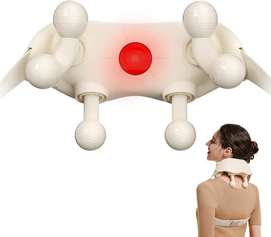 SKG Neck Massager for Pain Relief Deep Tissue Cordless Shiatsu Neck and Shoulder Massger with Heat Gifts for Men and Women Dad Mom Grandpa - Bloomnest