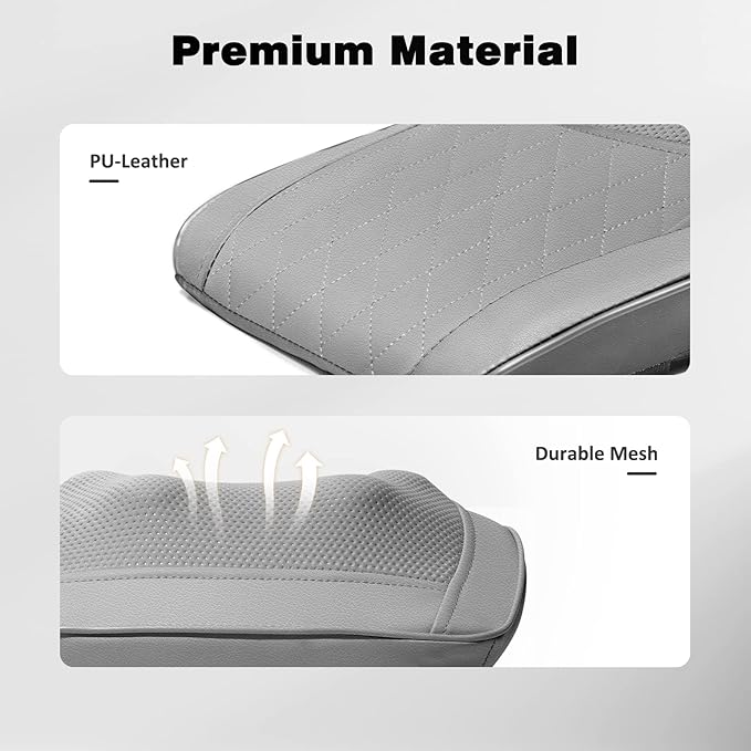 Boriwat Neck and Shoulder Massager with Heat, Shiatsu Massage Pillow with 3D Deep Tissue Kneading for Back Legs Foot Body Pain Relief,at Home Office Car, Gift for Mom & Dad - Bloomnest