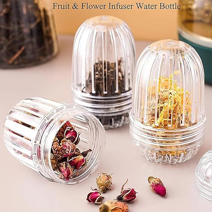 3 Pcs Fruit Infuser Insert, Replacement for Wide Mouth Bottles, Fruit Infuser Water Bottle, Compatible for Stanley, for Hydro Flask, for Iron Flask, for Takeya, for Thermoflask - Bloomnest