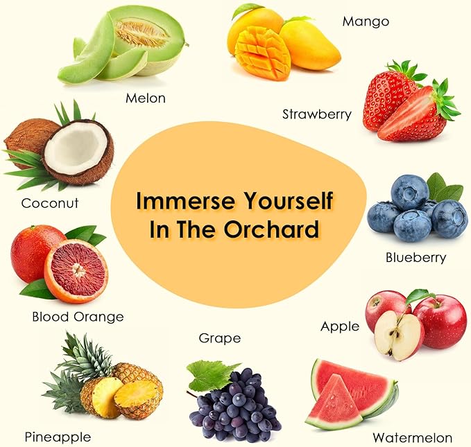 Fruity Fragrance Oil for Candle & Soap Making, INWICOPH Premium Essential Oils 5ml x 10 - Blueberry, Strawberry, Mango, Blood Orange, Essential Oil Diffusers for Home - Bloomnest