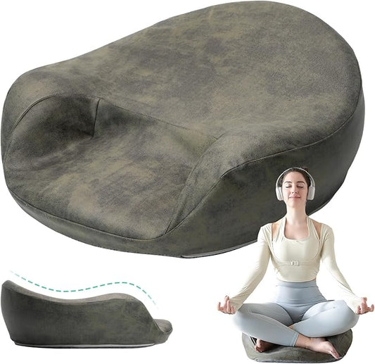 Meditation Cushion, Comfortable Floor Pillow for Adults Sitting, Reading, Yoga, Large Floor Cushion Seating for Living Room Tatami Home Decor