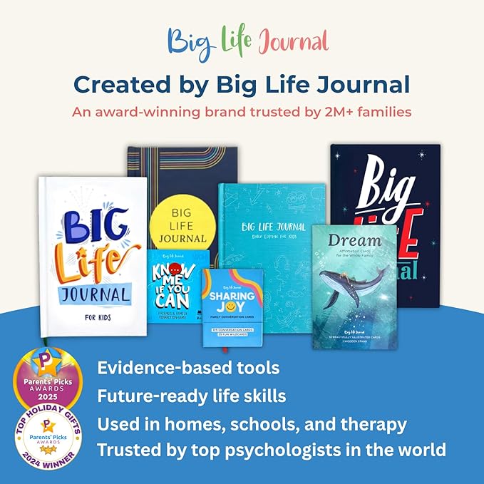 Big Life Journal – Guided Journal for Adults – Growth Mindset Workbook for Self-Improvement, Reflection & Gratitude – Build Habits & Manage Stress – Self-Care Gift for Men, Women & Office Friends - Bloomnest