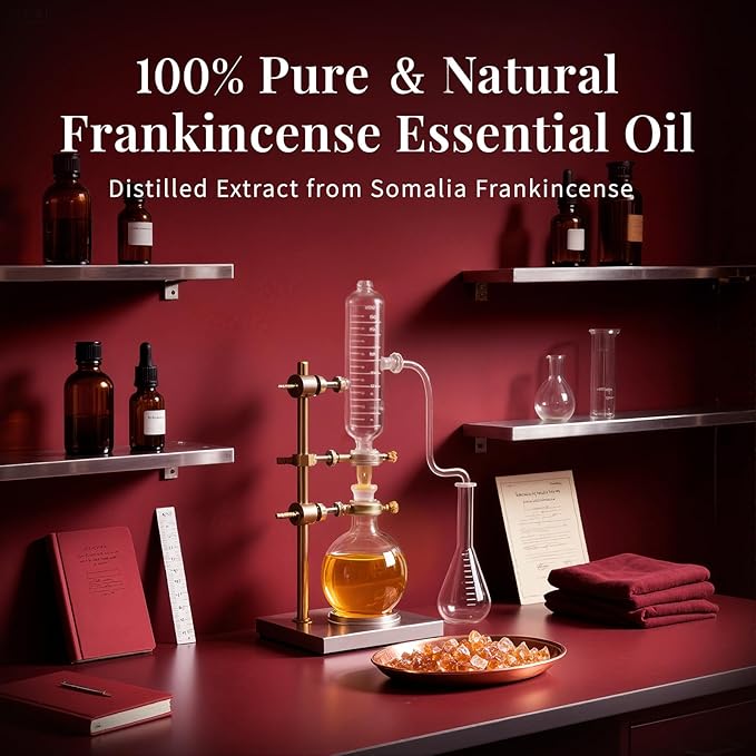 SU JUABA Frankincense Essential Oil 4 Fl Oz,100% Pure Frankincense Oil for Skin, Diffuser, Aromatherapy -118ml Bloomnest