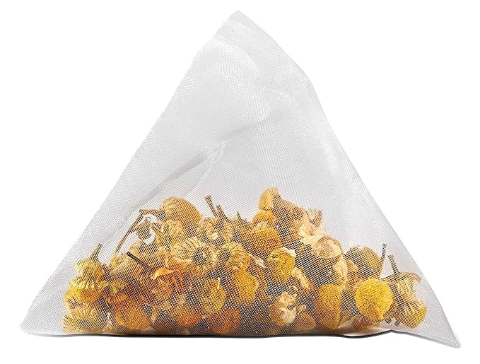 Two Leaves and a Bud Organic Chamomile Tea Bags, Naturally Caffeine Free, Whole Leaf Herbal Chamomile Tea in Compostable Sachets, 15 Count (Pack of 6) - Bloomnest