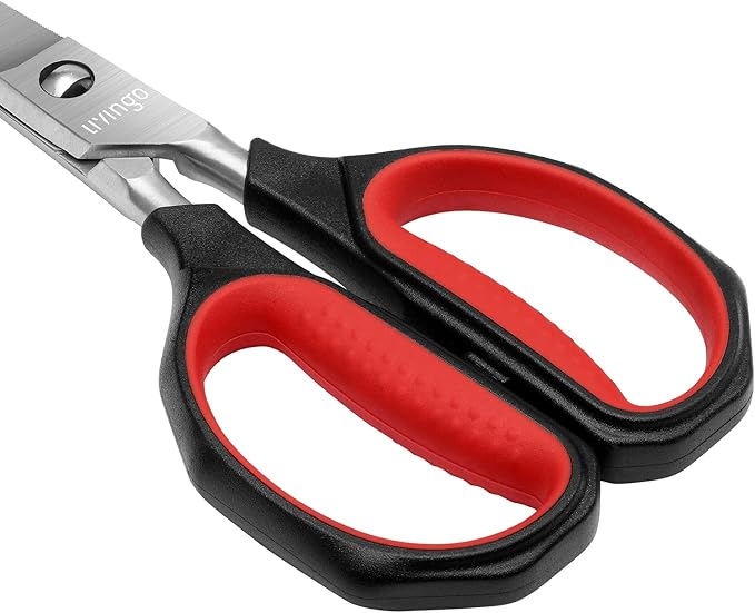 LIVINGO Kitchen Shears Heavy Duty: Cooking Scissors Dishwasher Safe Come Apart Sharp Forged Stainless Steel Blade Utility Food All Purpose for Cutting Poultry Chicken Meat Bones Vegetable, 8.5 inches - Bloomnest