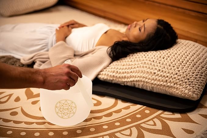 Crystal Singing Bowl Resonant Rod/Mallet — Silicone Coated Glass — Pure, Clear Tone for Meditation, ASMR, Yoga or Sound Baths, 2-YEAR WARRANTY - Bloomnest