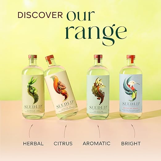Seedlip Spice 94 – Non-Alcoholic Spirit | Calorie Free, Sugar Free | Spirit Alternative | Non-Alcoholic Cocktails | 23.7 fl oz (700ml) - Bloomnest