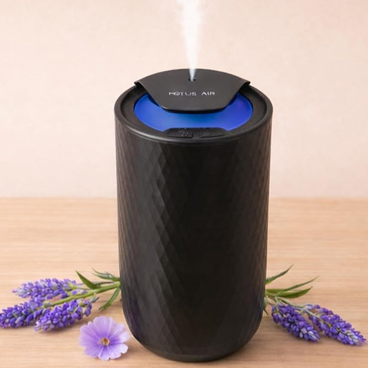 Waterless Essential Oil Diffuser – Portable Cordless Aromatherapy Diffuser for Home, Car & Office – 3 Mist Levels - 4 Timer Modes - 15ml Oil Capacity - USB-C Rechargeable - Bloomnest