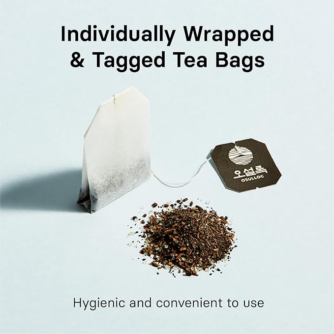 OSULLOC Honey Pear Tea (Sweet Pear & Honey Flavor), Fruit tea Blend, Premium Teabags from Jeju Island, 20 count (Pack of 2) - Bloomnest