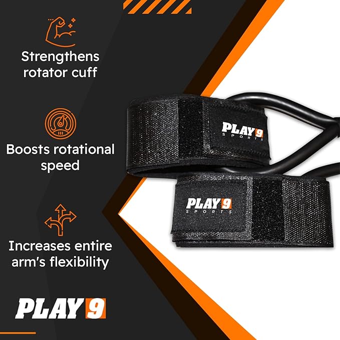 Play 9 Sports Resistance Exercise Bands Baseball Activation Elastic Training Athletes Equipment Bands - Bloomnest
