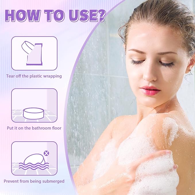 Shower Steamers 24 Pack, Shower Tablets, Natural Ingredients, 8 Different Scents, Individually Wrapped Shower Steamer, Christmas Presents for Mom, Friends - Bloomnest
