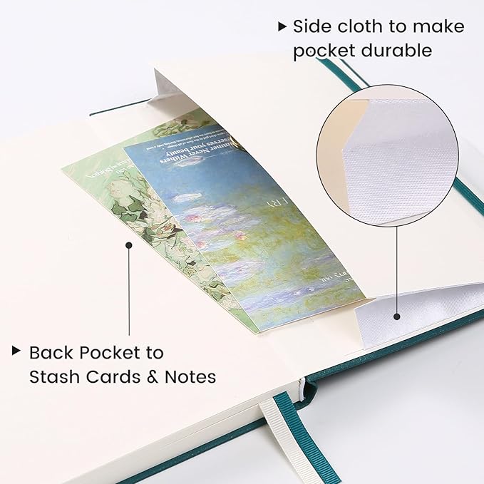 Lined Journal Notebook for Women Men 216 Pages A5 Hardcover Journals for Writing Daily Journaling Notebook for Work, School, Note Taking, Business, Travel Black - Bloomnest