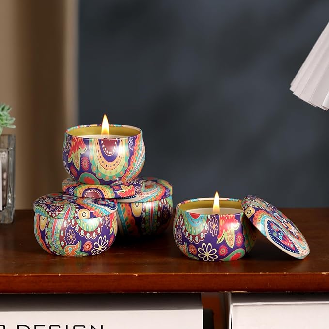 kedtui Scented Candles Gift Set, 16 Pack Aromatherapy Candle, Natural Soy Wax Travel Tin Candles for Home Scented, Ideal for Christmas, Birthday, Thanksgiving, Valentines Day Gifts - Bloomnest