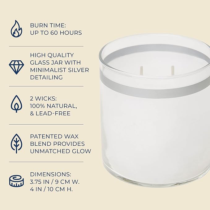 PartyLite GloLite Mulberry Scented, Notes of Mulberries, Raspberries, Woodland Strawberries, Vanilla & Musk, 2-Wick Jar Candle, 60 Hour Burn Time, World's Brightest Candle™ - Bloomnest