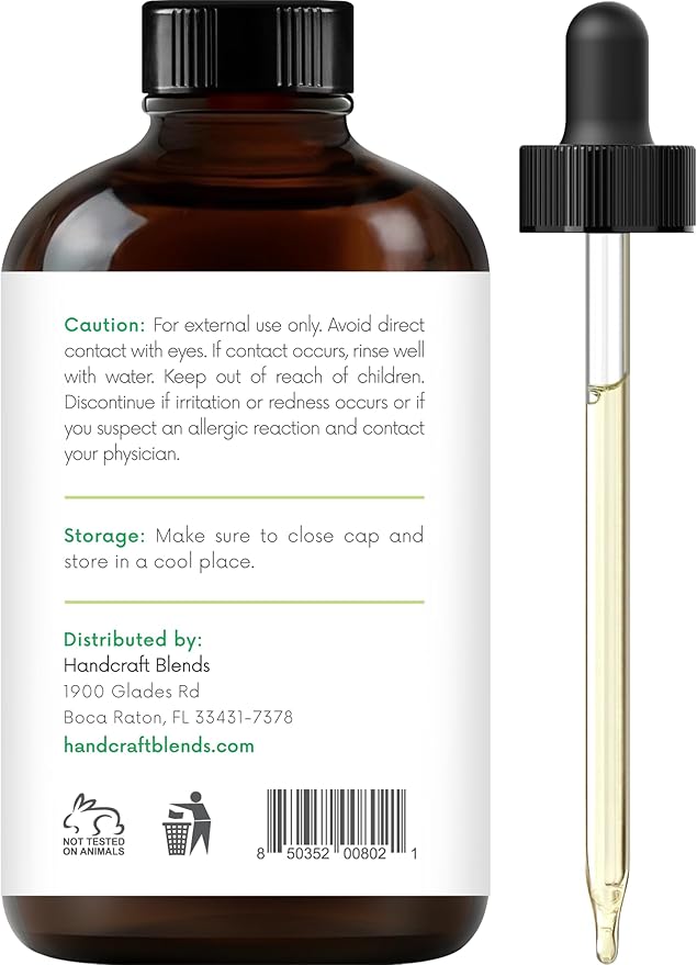 Handcraft Blends Peppermint Essential Oil – Huge 4 Fl Oz – 100% Pure and Natural – Premium Grade Essential Oil for Diffuser and Aromatherapy, Skin, Massage, Candle and Soap Making Fragrance - Bloomnest
