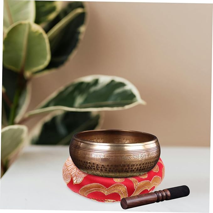 BESPORTBLE 3pcs Durable Singing Bowl Cushions Handmade Cotton Pads with Vintage Design for Meditation and Sound Therapy for Bowls and Buddhism Practices - Bloomnest