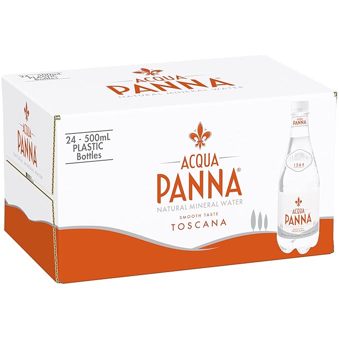 Acqua Panna Natural Spring Water, 16.9 Fl. Oz. Plastic Bottles, Pack of 24 - Bloomnest