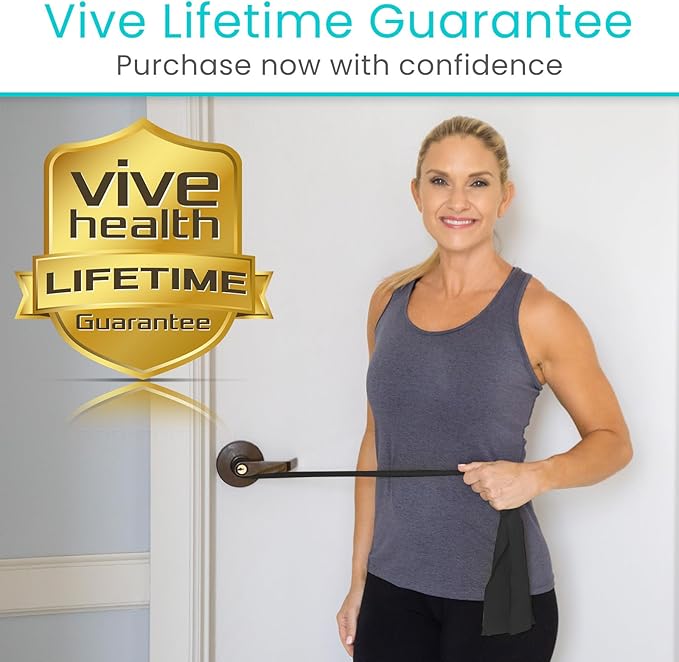 Vive Professional Resistance Bands - 25 Yard Non-Latex Roll for Physical Therapy, Lower and Upper Body Exercise Workout - Straight Elastic for Strength Training, Rehabilitation, Women, Men - Bloomnest