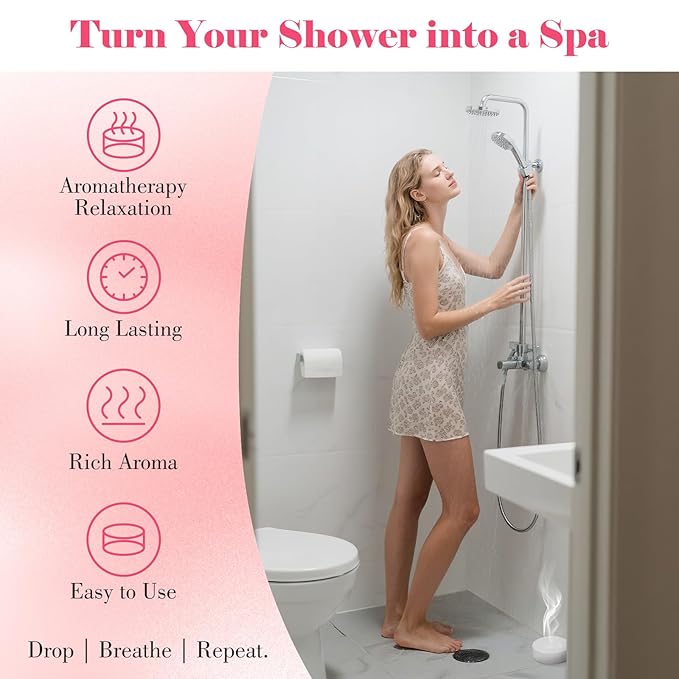 W&E Choice Shower Steamers Aromatherapy 18 Pcs- Shower Bombs with Natural Essential Oils for Daily Relaxation & Stress Relief, Gift for Women & Men, Mom, Teen - Bloomnest