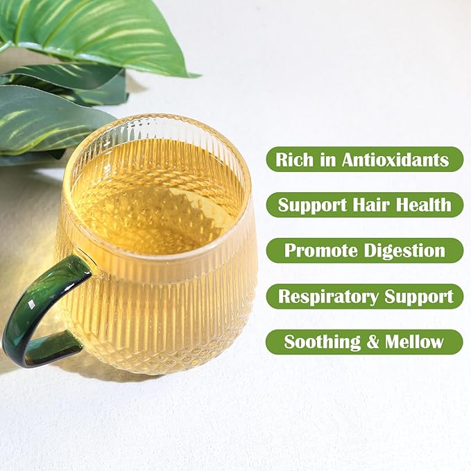 FullChea - Sage Tea Bags - 30 Count X 1.5g - Premium Natural Cut & Sifted Sage Leaf - Non-GMO - Caffeine-free - Rich in Antioxidants & Respiratory Support - Bloomnest