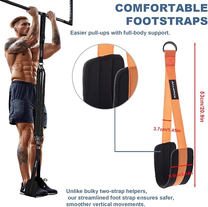 Pull Up Assistance Bands, Adjustable Heavy Duty Assisted Bands for Pull Ups - Bloomnest